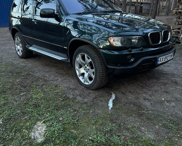 Зеленый БМВ Х5, объемом двигателя 3 л и пробегом 311 тыс. км за 9500 $, фото 3 на Automoto.ua