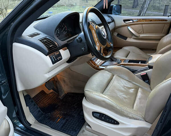Зеленый БМВ Х5, объемом двигателя 3 л и пробегом 311 тыс. км за 9500 $, фото 7 на Automoto.ua