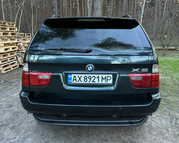 Зеленый БМВ Х5, объемом двигателя 3 л и пробегом 311 тыс. км за 9500 $, фото 6 на Automoto.ua