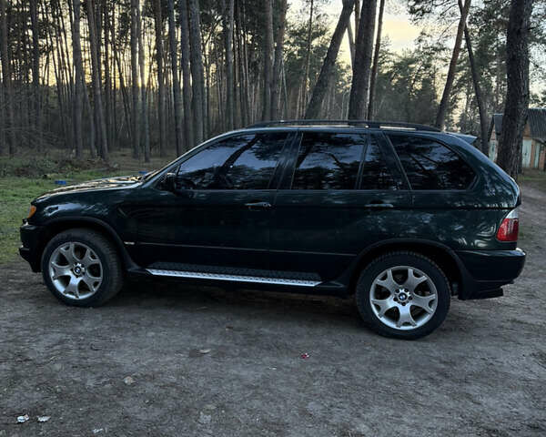 Зеленый БМВ Х5, объемом двигателя 3 л и пробегом 311 тыс. км за 9500 $, фото 1 на Automoto.ua