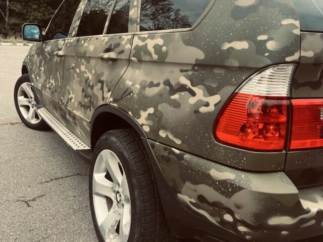 Зеленый БМВ Х5, объемом двигателя 3 л и пробегом 250 тыс. км за 5000 $, фото 3 на Automoto.ua