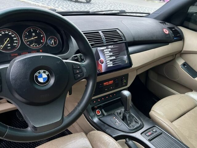 Зеленый БМВ Х5, объемом двигателя 3 л и пробегом 300 тыс. км за 4400 $, фото 6 на Automoto.ua