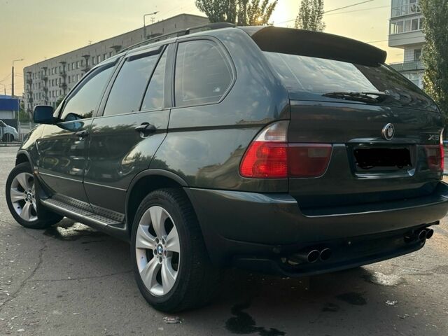 Зеленый БМВ Х5, объемом двигателя 3 л и пробегом 307 тыс. км за 5500 $, фото 2 на Automoto.ua