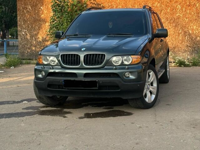 Зеленый БМВ Х5, объемом двигателя 3 л и пробегом 307 тыс. км за 5500 $, фото 1 на Automoto.ua