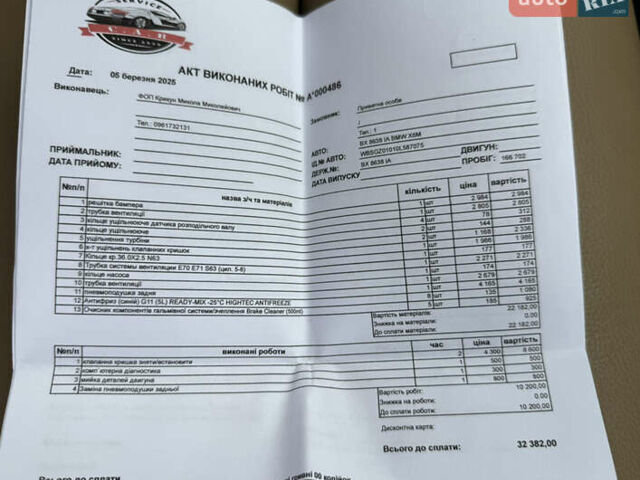 Черный БМВ Х6 М, объемом двигателя 4.4 л и пробегом 167 тыс. км за 23777 $, фото 152 на Automoto.ua