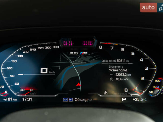 Черный БМВ Х6 М, объемом двигателя 4.39 л и пробегом 50 тыс. км за 122000 $, фото 43 на Automoto.ua