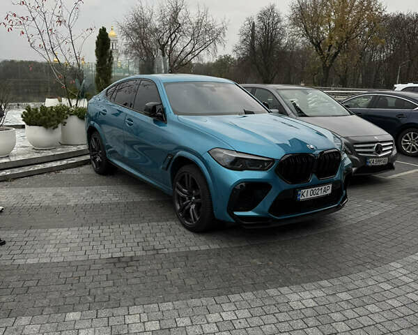 Синий БМВ Х6 М, объемом двигателя 4.39 л и пробегом 28 тыс. км за 132000 $, фото 1 на Automoto.ua