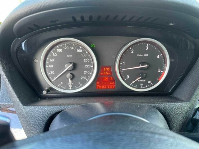 Черный БМВ Х6, объемом двигателя 3 л и пробегом 270 тыс. км за 21500 $, фото 3 на Automoto.ua