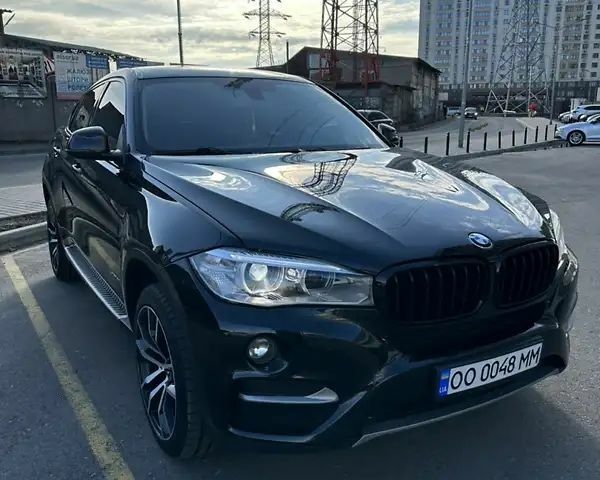 Чорний БМВ Х6, об'ємом двигуна 3 л та пробігом 205 тис. км за 36500 $, фото 1 на Automoto.ua