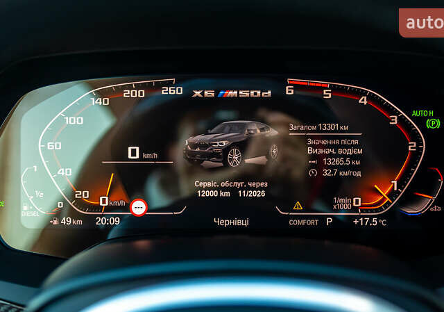 Черный БМВ Х6, объемом двигателя 2.99 л и пробегом 24 тыс. км за 99000 $, фото 62 на Automoto.ua