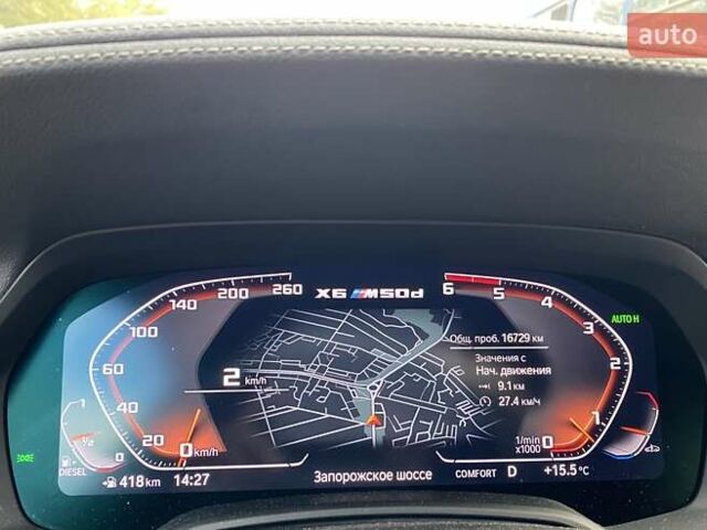 Чорний БМВ Х6, об'ємом двигуна 2.99 л та пробігом 17 тис. км за 108000 $, фото 17 на Automoto.ua