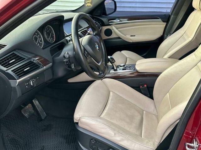 Красный БМВ Х6, объемом двигателя 3 л и пробегом 220 тыс. км за 16000 $, фото 15 на Automoto.ua