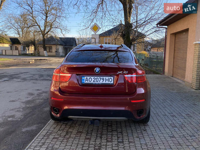 Красный БМВ Х6, объемом двигателя 3 л и пробегом 240 тыс. км за 15000 $, фото 3 на Automoto.ua
