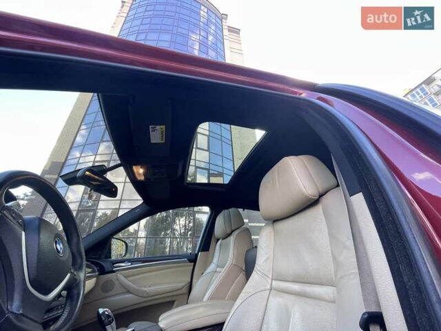 Красный БМВ Х6, объемом двигателя 3 л и пробегом 187 тыс. км за 12999 $, фото 17 на Automoto.ua