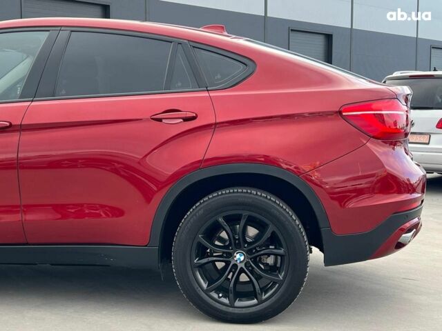 Красный БМВ Х6, объемом двигателя 3 л и пробегом 112 тыс. км за 41390 $, фото 12 на Automoto.ua