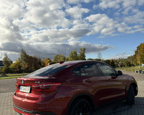 Красный БМВ Х6, объемом двигателя 2.99 л и пробегом 111 тыс. км за 40500 $, фото 1 на Automoto.ua