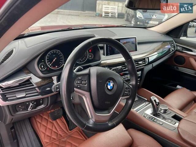Красный БМВ Х6, объемом двигателя 3 л и пробегом 112 тыс. км за 41390 $, фото 18 на Automoto.ua
