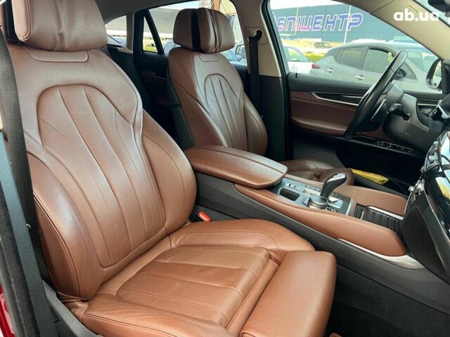 Красный БМВ Х6, объемом двигателя 3 л и пробегом 112 тыс. км за 41390 $, фото 39 на Automoto.ua