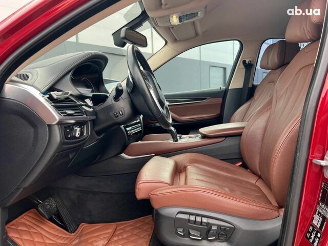 Красный БМВ Х6, объемом двигателя 3 л и пробегом 112 тыс. км за 41390 $, фото 18 на Automoto.ua