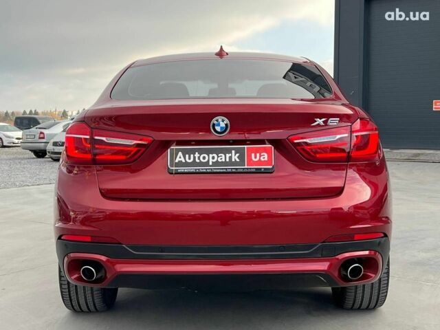 Красный БМВ Х6, объемом двигателя 3 л и пробегом 112 тыс. км за 41390 $, фото 8 на Automoto.ua