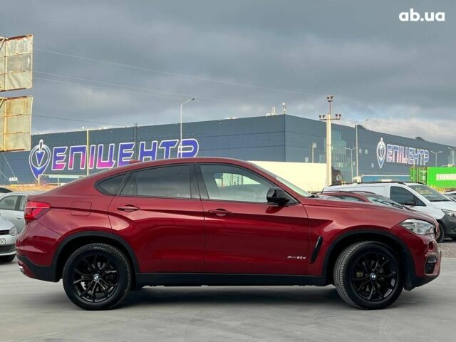 Красный БМВ Х6, объемом двигателя 3 л и пробегом 112 тыс. км за 41390 $, фото 5 на Automoto.ua