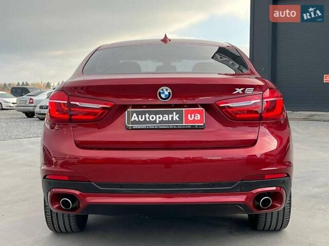 Красный БМВ Х6, объемом двигателя 3 л и пробегом 112 тыс. км за 41390 $, фото 8 на Automoto.ua