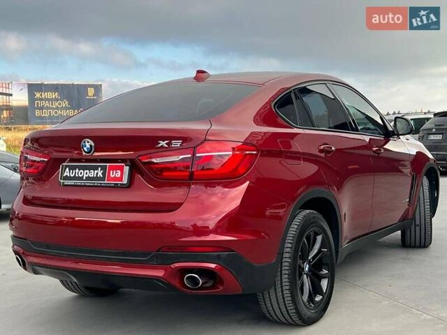 Красный БМВ Х6, объемом двигателя 3 л и пробегом 112 тыс. км за 41390 $, фото 7 на Automoto.ua