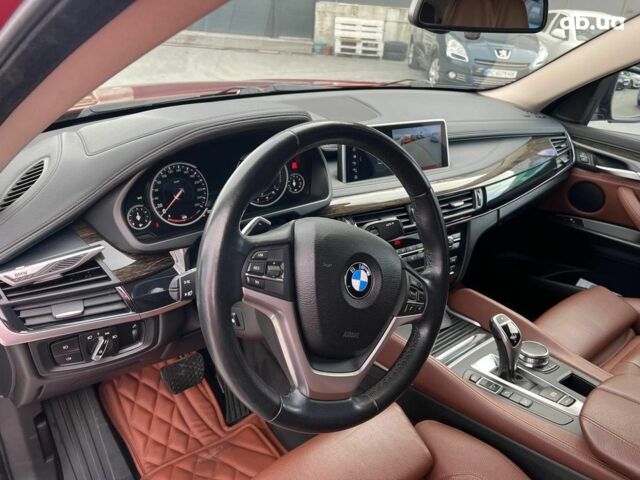 Красный БМВ Х6, объемом двигателя 3 л и пробегом 112 тыс. км за 41390 $, фото 16 на Automoto.ua