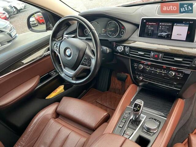 Красный БМВ Х6, объемом двигателя 3 л и пробегом 112 тыс. км за 41390 $, фото 41 на Automoto.ua