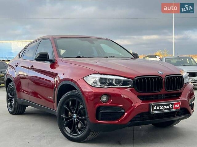 Красный БМВ Х6, объемом двигателя 3 л и пробегом 112 тыс. км за 41390 $, фото 2 на Automoto.ua