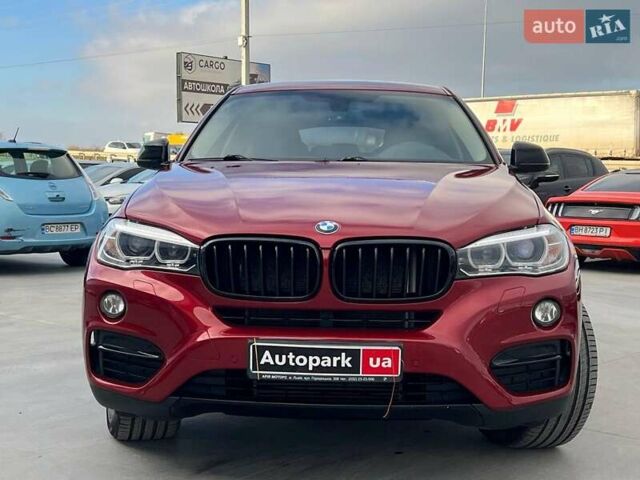 Красный БМВ Х6, объемом двигателя 3 л и пробегом 112 тыс. км за 41390 $, фото 1 на Automoto.ua