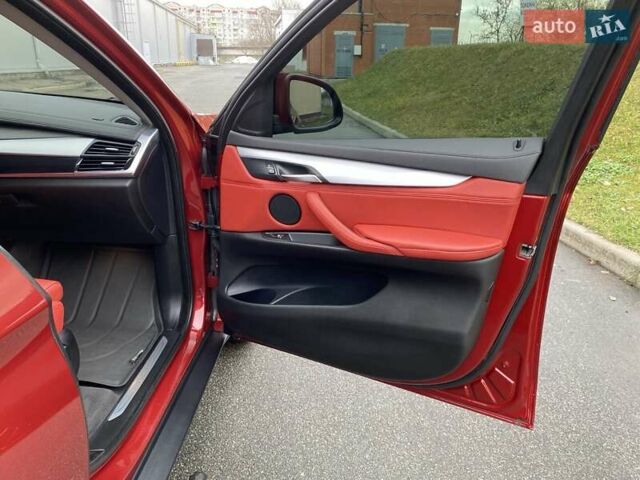 Красный БМВ Х6, объемом двигателя 3 л и пробегом 96 тыс. км за 28950 $, фото 33 на Automoto.ua