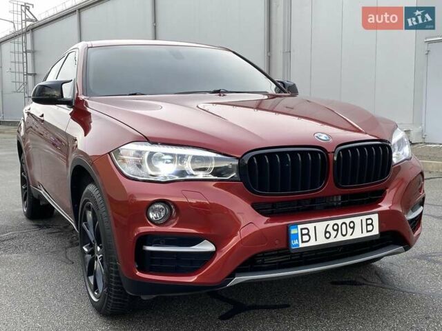 Красный БМВ Х6, объемом двигателя 3 л и пробегом 96 тыс. км за 28950 $, фото 15 на Automoto.ua
