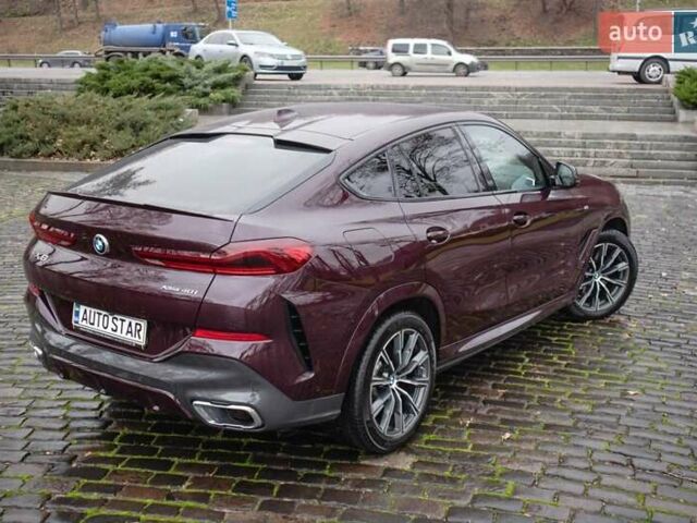 Красный БМВ Х6, объемом двигателя 3 л и пробегом 116 тыс. км за 64500 $, фото 7 на Automoto.ua