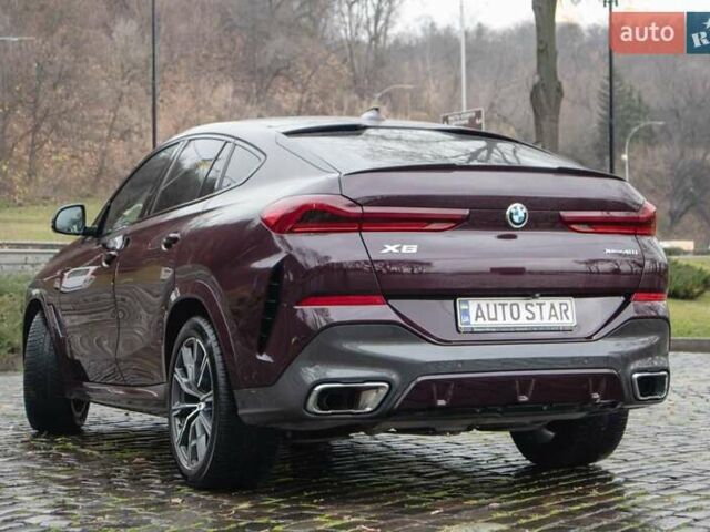 Красный БМВ Х6, объемом двигателя 3 л и пробегом 116 тыс. км за 64500 $, фото 9 на Automoto.ua