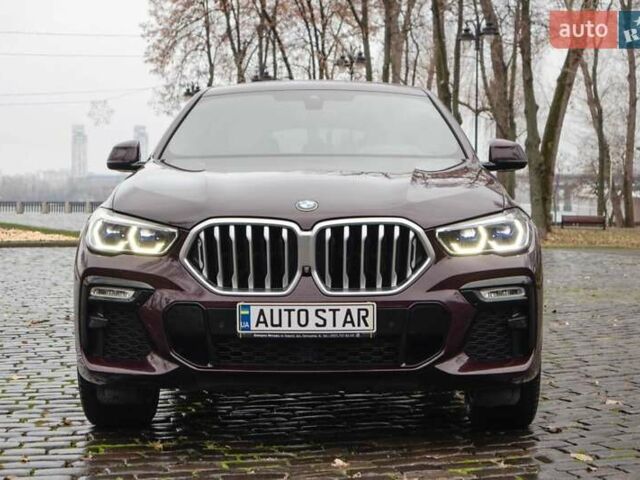 Красный БМВ Х6, объемом двигателя 3 л и пробегом 116 тыс. км за 64500 $, фото 3 на Automoto.ua