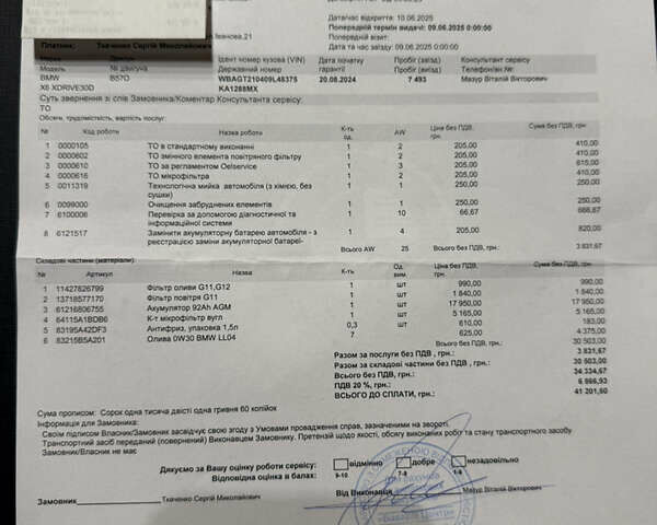 БМВ Х6, объемом двигателя 2.99 л и пробегом 7 тыс. км за 88778 $, фото 39 на Automoto.ua
