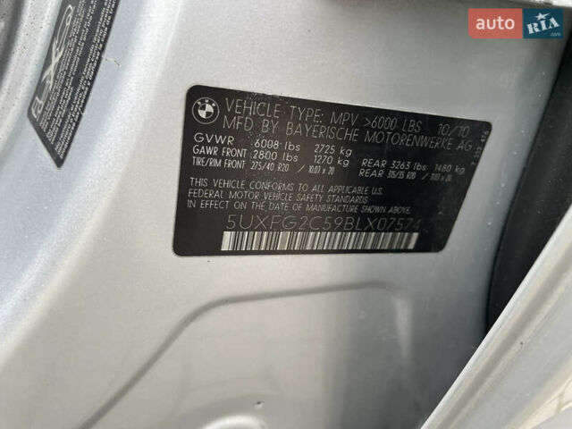 Серый БМВ Х6, объемом двигателя 3 л и пробегом 130 тыс. км за 15500 $, фото 14 на Automoto.ua