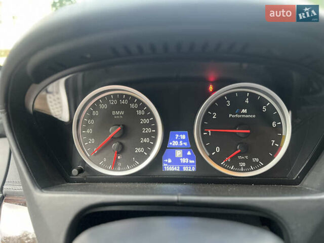 Серый БМВ Х6, объемом двигателя 3 л и пробегом 156 тыс. км за 18500 $, фото 6 на Automoto.ua