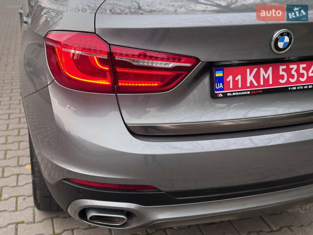 Серый БМВ Х6, объемом двигателя 2.99 л и пробегом 98 тыс. км за 33800 $, фото 9 на Automoto.ua