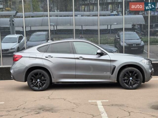 Серый БМВ Х6, объемом двигателя 3 л и пробегом 106 тыс. км за 34900 $, фото 6 на Automoto.ua