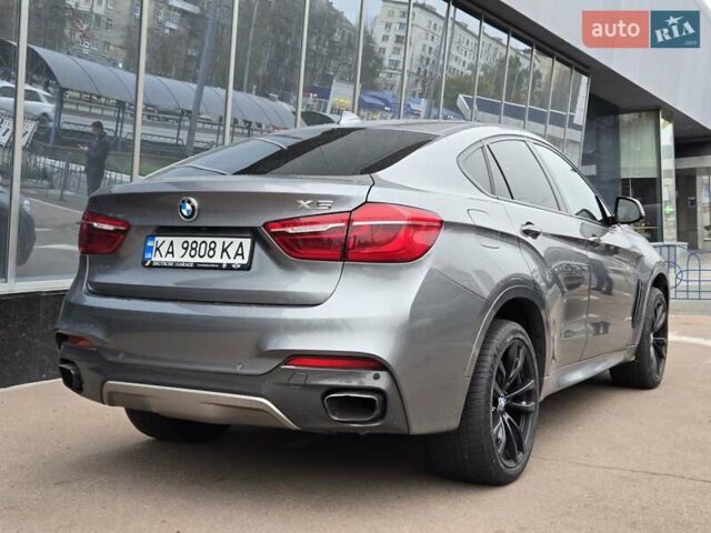 Серый БМВ Х6, объемом двигателя 3 л и пробегом 106 тыс. км за 34900 $, фото 3 на Automoto.ua