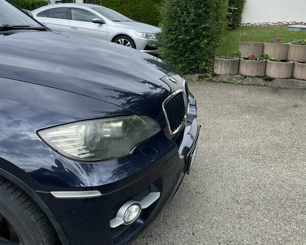 Синий БМВ Х6, объемом двигателя 3 л и пробегом 220 тыс. км за 15000 $, фото 4 на Automoto.ua