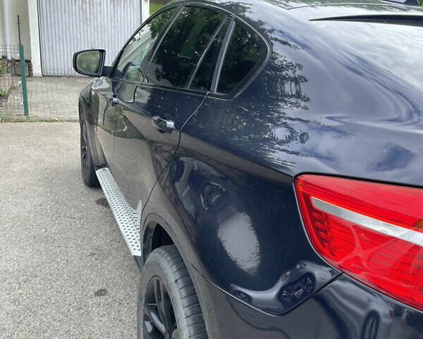 Синий БМВ Х6, объемом двигателя 3 л и пробегом 220 тыс. км за 15000 $, фото 7 на Automoto.ua