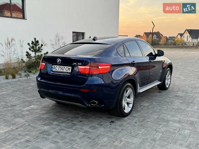 Синий БМВ Х6, объемом двигателя 3 л и пробегом 245 тыс. км за 21500 $, фото 4 на Automoto.ua