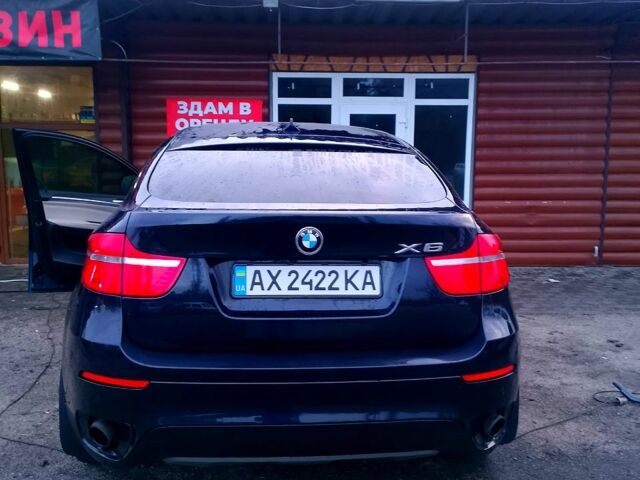 Синий БМВ Х6, объемом двигателя 3 л и пробегом 217 тыс. км за 15000 $, фото 8 на Automoto.ua