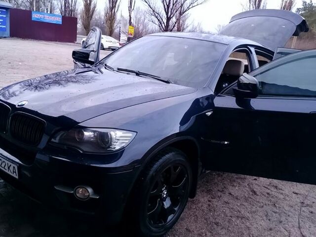 Синий БМВ Х6, объемом двигателя 3 л и пробегом 217 тыс. км за 15000 $, фото 6 на Automoto.ua