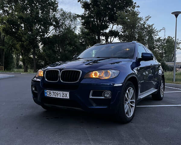 Синий БМВ Х6, объемом двигателя 3 л и пробегом 260 тыс. км за 21500 $, фото 1 на Automoto.ua