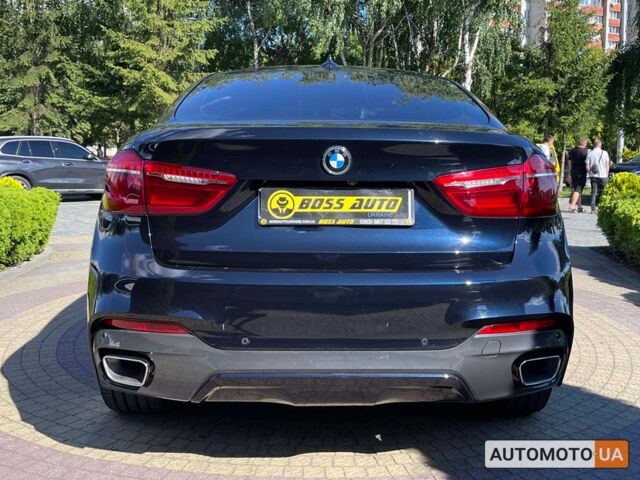 Синий БМВ Х6, объемом двигателя 3 л и пробегом 139 тыс. км за 41900 $, фото 5 на Automoto.ua