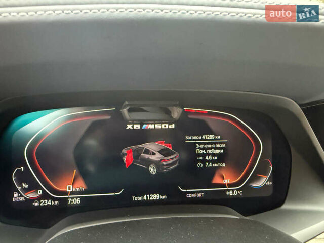 Синий БМВ Х6, объемом двигателя 2.99 л и пробегом 41 тыс. км за 100000 $, фото 48 на Automoto.ua